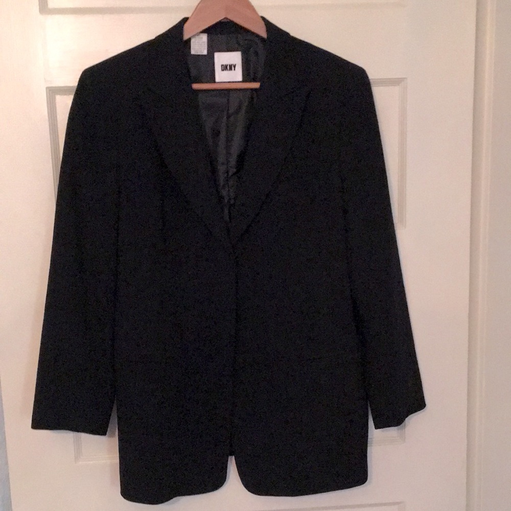 DKNY wool crepe blazer